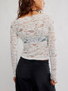 Raising Eyebrows Lace Top in Clean Ivory