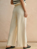 Take Me Out Stitch Pants in Ivory & Red