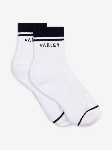 Spencer Sock in Sandshell/Red Dahlia