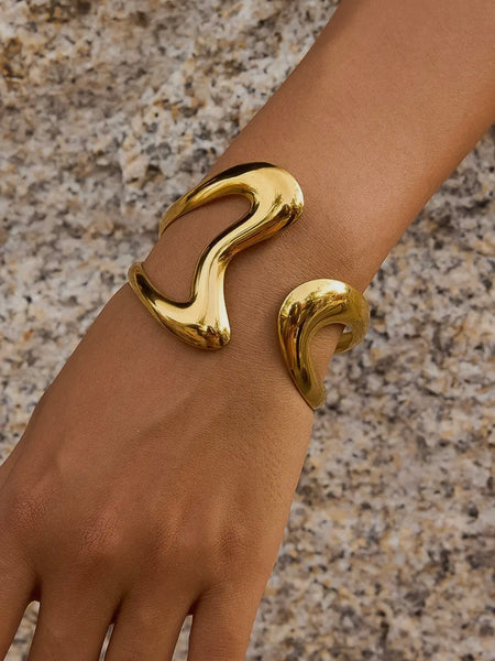 Hailen Abstract Cuff Bracelet