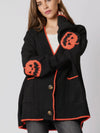 Pumpkin Patch Cardi in Black