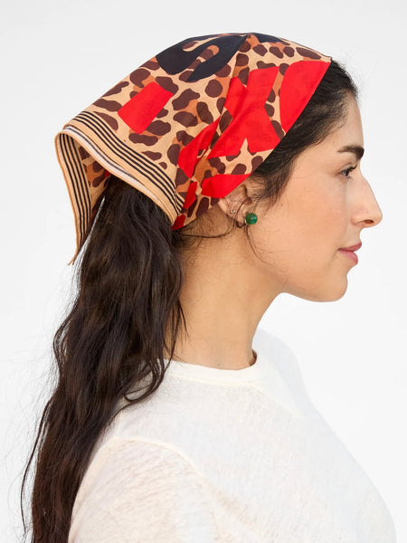 Bandana Scarf in Excusez Moi Sand