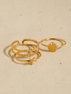 Oslo Ocean Charm Ring Set