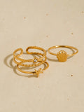 Oslo Ocean Charm Ring Set