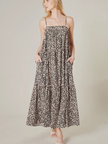 Cheetah Sister Dress in Neutral