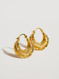 Winfred Swirl Hoop Earring