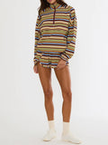 Nadia Short in Paradise Stripe