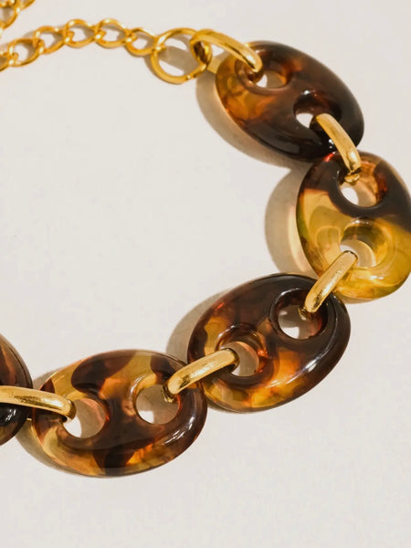Acacia Chunky Resin Link Bracelet