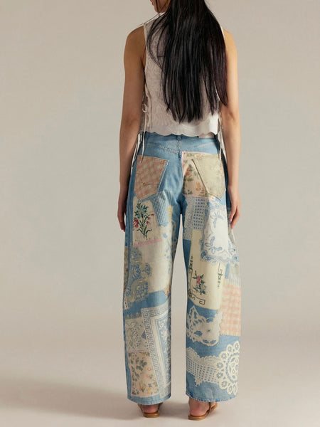 Illusions Relaxed Fit Jean in Sky Combo