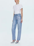 Wes High Rise Barrel Jean in Spellbound