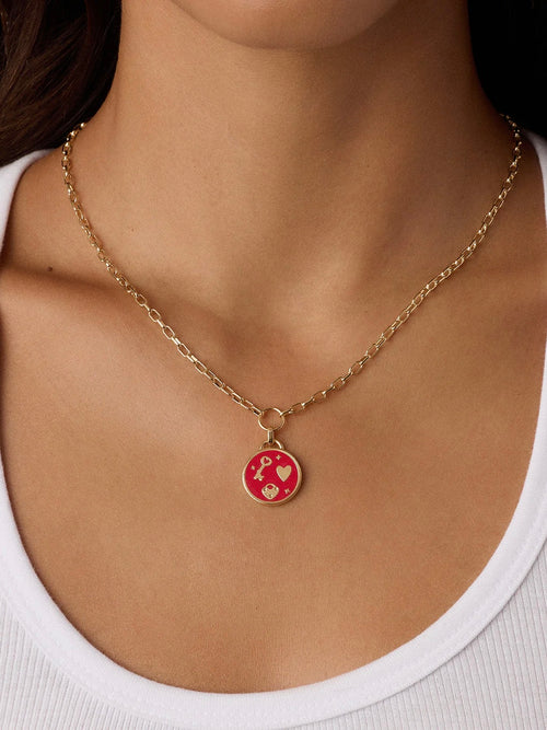 Love U Coin Necklace