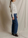 Zia Collared Henley in Oatmeal