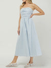 Sandy Strapless Dress in Sky