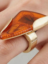 Make It Marble Ring in Brown