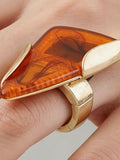 Make It Marble Ring in Brown