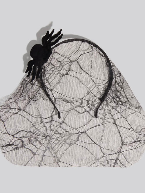Veil Headband in Spiderweb