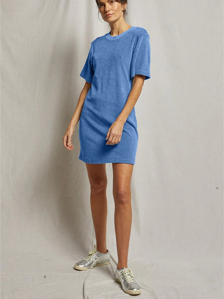 Chantal Midi Skirt in Blue Toile