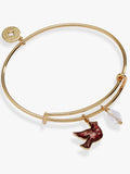 Crystal Cardinal Duo Charm Bracelet