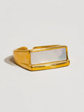 Sawyer Rectangle Shell Ring