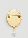 Robin Bramble Pearl Brooch
