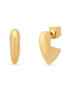 Angular Earrings in Gold