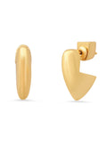 Angular Earrings in Gold