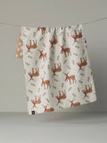Winter Reindeer Luxe Kitchen Towel