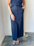 Amelia Skirt in Bleu Marine