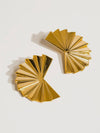 Soline Folded Fan Earring