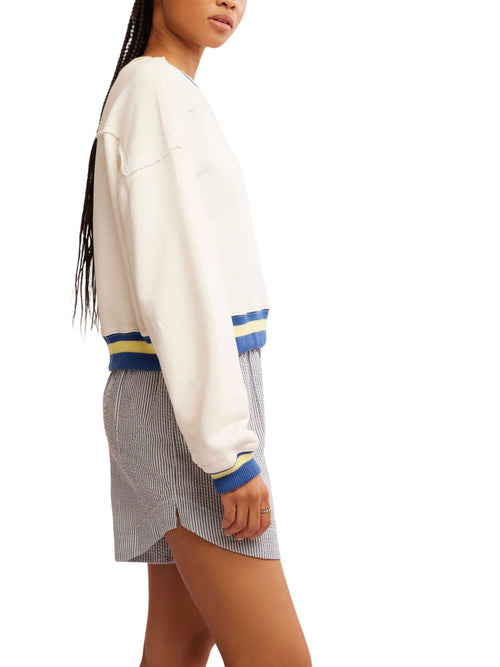 Rio Sweatshirt in Ivory Combo