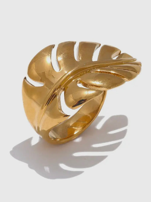 Verona Palm Leaf Ring