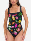 Italia One Piece in Vacay Cocktails Embellishment