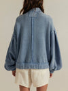 Cute In This Cardi in Dusty Blue