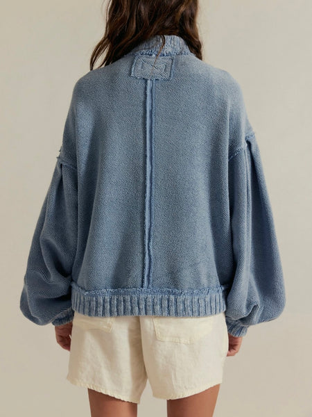 Cute In This Cardi in Dusty Blue