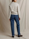 Zia Collared Henley in Oatmeal