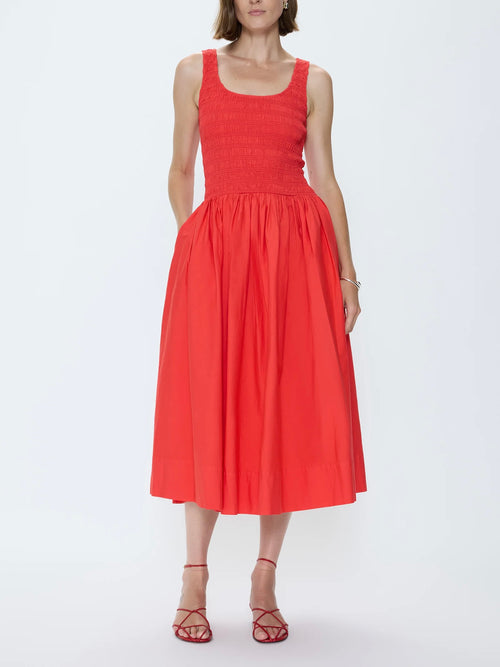 Alessia Dress in Maraschino