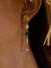 Palermo Pearl Fish Earrings