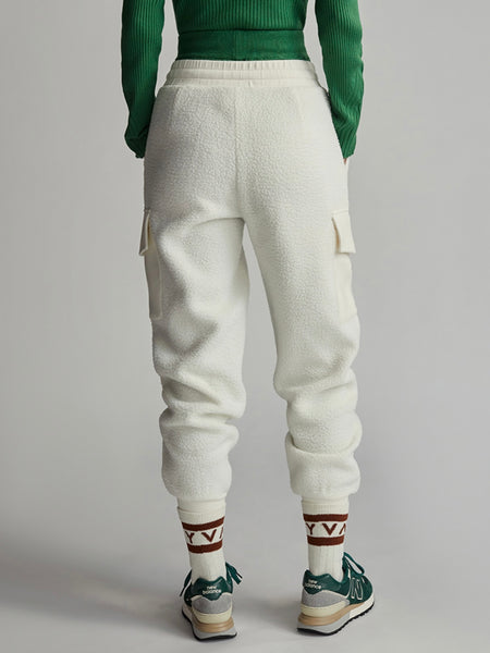 Samson Relaxed Fleece Pant in Egret