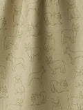 Frenchie Pups Tea Towel in Aloe