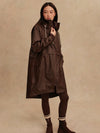 Kirsten Rain Coat in Dark Truffle