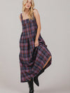 Plaid To The Bone Midi in Midnight Mix