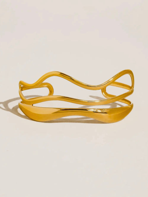Delacour Wavy Cuff Bracelet