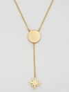 Sun Lariat Necklace