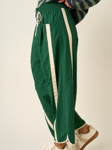 Right On Track Pant in Forest Green