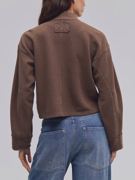 Celeste Quarter Zip in Teak