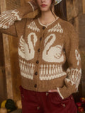 Swan Song Cardi in Caramel