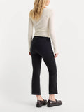 Soft Tech Good Legs Crop Mini Boot Jeans in Black442