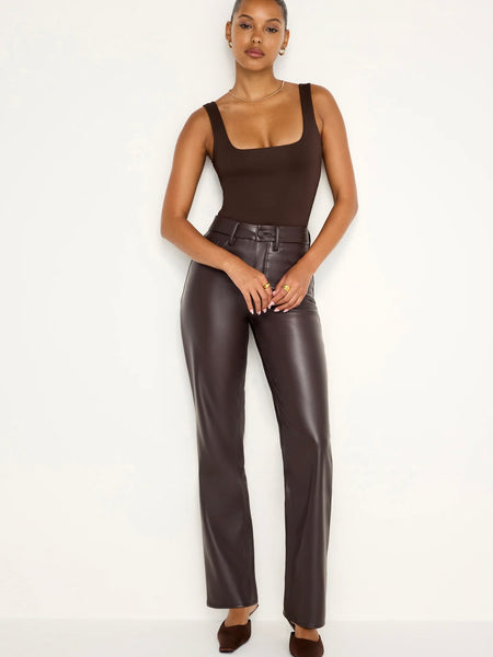 Scuba Modern Tank Bodysuit in Bark