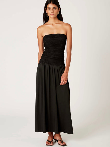 Santal Dress in Black