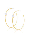 Belize Pearl Hoops